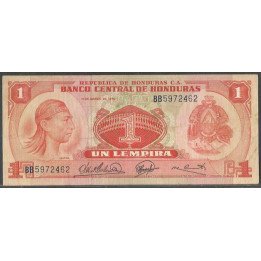 Honduras 1 Lempira 11 Mar 1974 P58