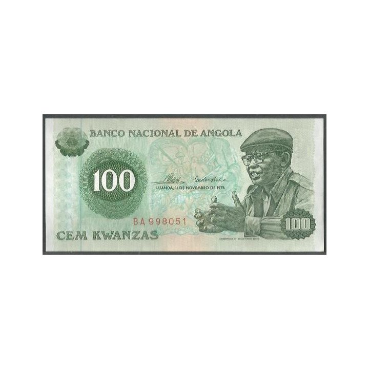 Angola 100 Kwanzas 11 Nov 1976 P111a