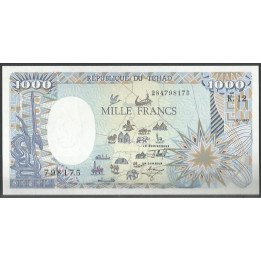 Chad 1.000 Francs 1 Ene 1985 P10