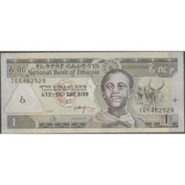 Etiopia 1 Birr 2008 Firma 6 P46e