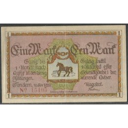 Alemania - Tondern 1 Mark 25 Ago 1923