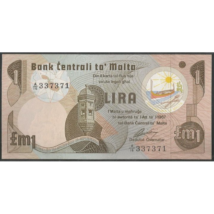 Malta 1 Lira L1967 (79) P34b