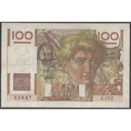 Francia 100 Francs 3 Dic 1953 P128d