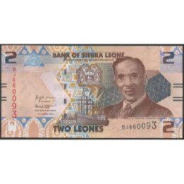 Sierra Leona 2 Leones 27 Abr 2022 P35