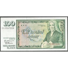 Islandia 100 Kronur 29 Mar 1961 (81) P50a8
