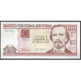 Cuba 100 Pesos 2021 P129m