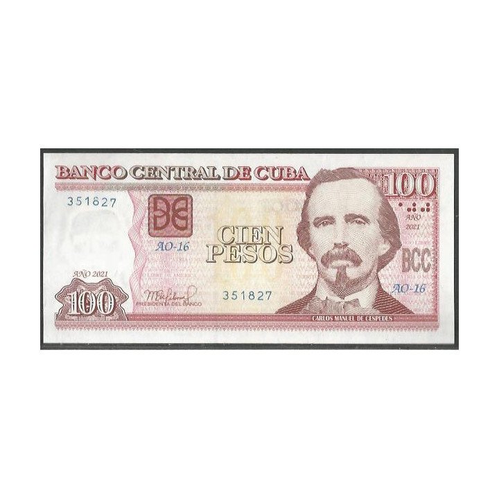 Cuba 100 Pesos 2021 P129m