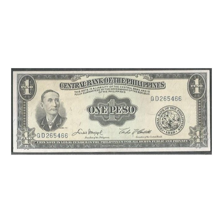 Filipinas 1 Piso ND1949-69 P133f