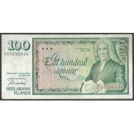 Islandia 100 Kronur 29 Mar 1961 (81) P50a4