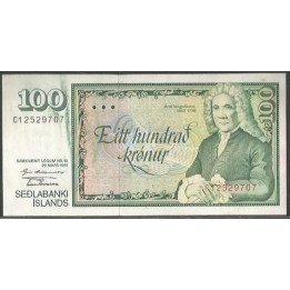 Islandia 100 Kronur 29 Mar 1961 (81) P50a8