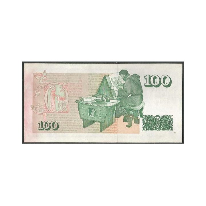 Islandia 100 Kronur 29 Mar 1961 (81) P50a8 reverso