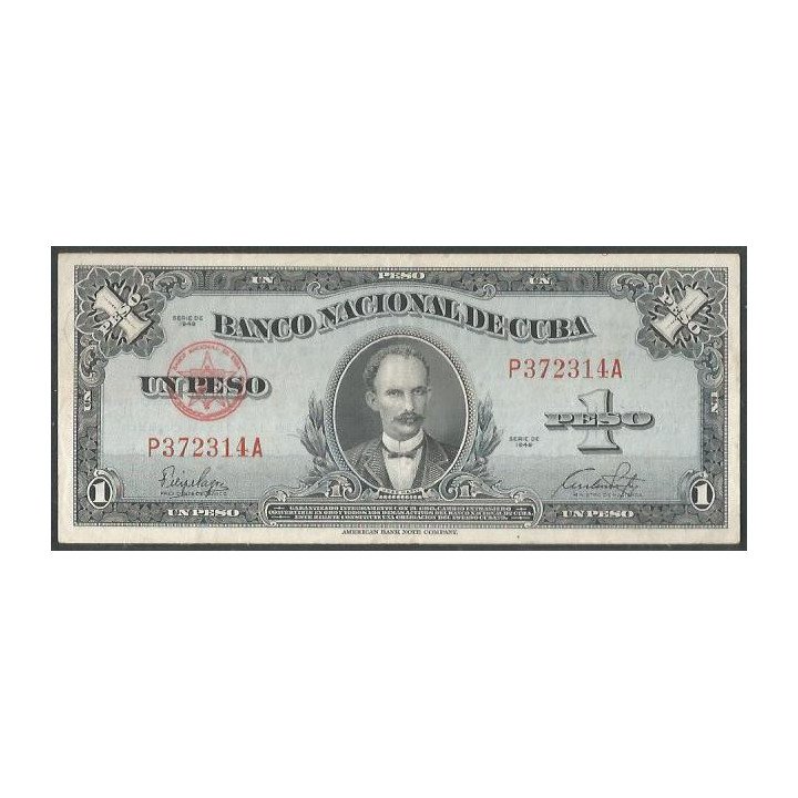 Cuba 1 Peso 1949 P77a