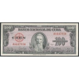 Cuba 100 Pesos 1950 P82a