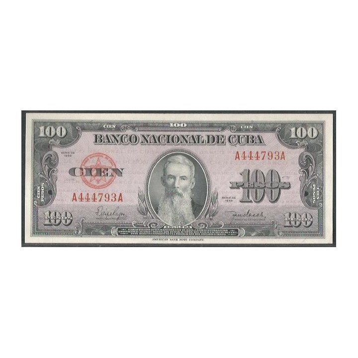 Cuba 100 Pesos 1950 P82a