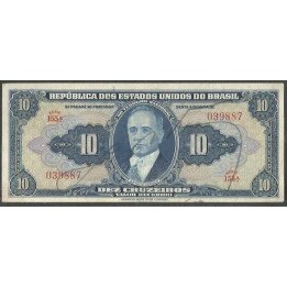 Brasil 10 Cruzeiros ND1943 P135a