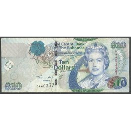 Bahamas 10 Dollars 2005 P73a
