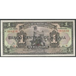 Bolivia 1 Boliviano ND1929 Serie U4 P112