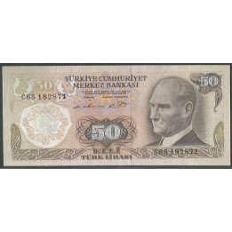 Turkya 50 Liras L1970 (76) P188