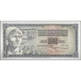Yugoeslavia 1.000 Dinara 4 Nov 1981 P92d