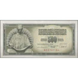 Yugoeslavia 500 Dinara 4 Nov 1981 P91b