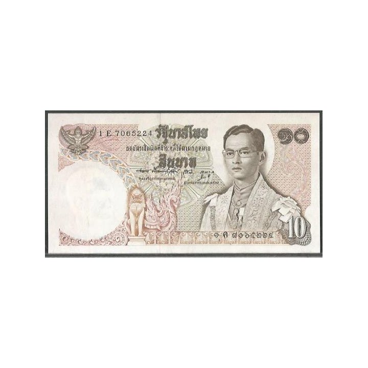 Tailandia 10 Bath ND1969-78 Firma 48 P83