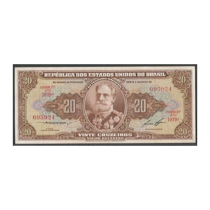 Brasil 20 Cruzeiros ND1955-61 P160b
