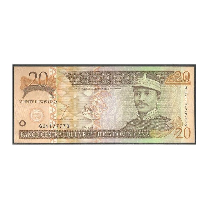Rep. Dominicana 20 Pesos 2003 P169c