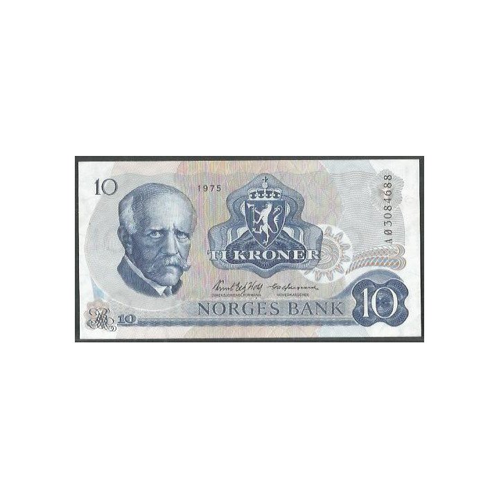 Noruega 10 Kroner 1975 P36b