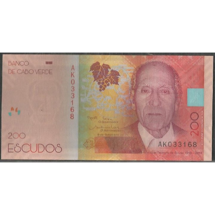 Cabo Verde 200 Escudos 6 Sep 2019 P76