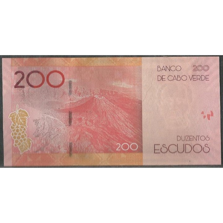 Cabo Verde 200 Escudos 6 Sep 2019 P76 reverso