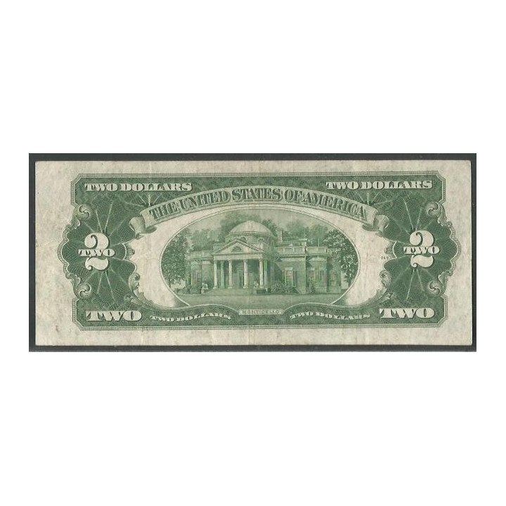 Estados Unidos 2 Dollars 1928G P378g reverso