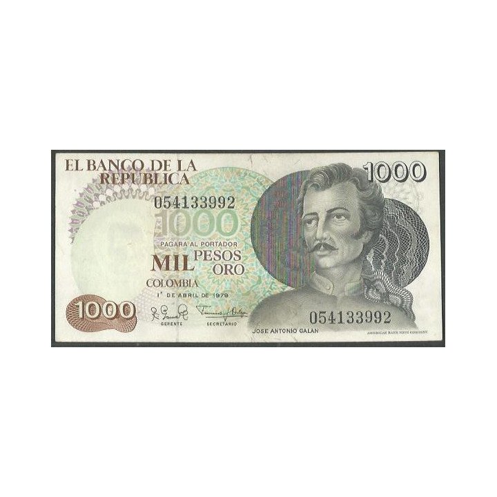 Billete de 1.000 Pesos 1 Abr 1979 BGW411