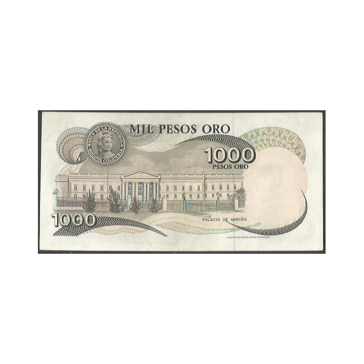 Billete de 1.000 Pesos 1 Abr 1979 BGW411 reverso