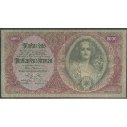 Austria 5.000 Krone 2 Ene 1922 P79