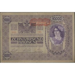 Austria 10.000 Kronen 2 Nov 1918 P65