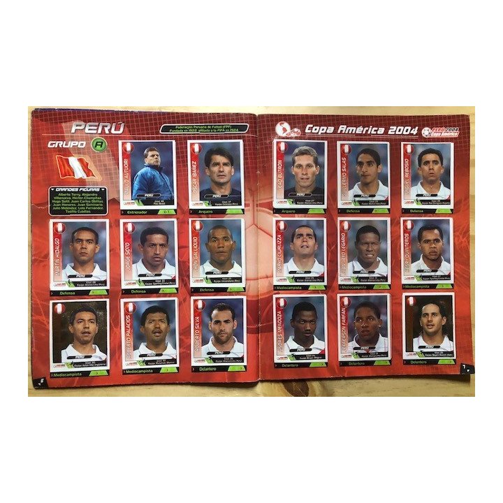 Futbol - Copa América Peru 2004 Navarrete reverso