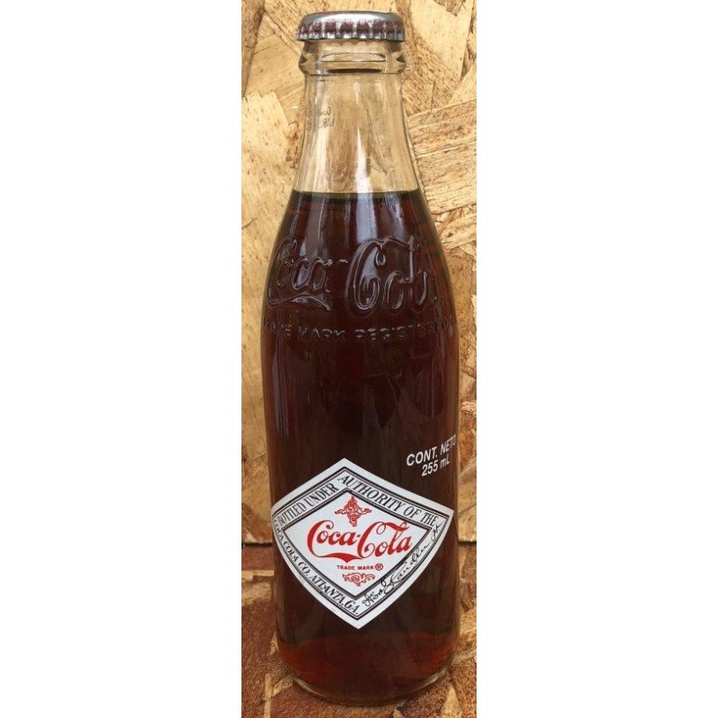 Botella 255 Ml 80 Años Rombo Blanca Letrero Rojo - Colombia 2002