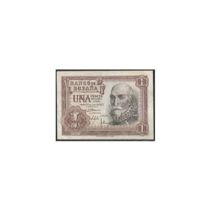 España 1 Peseta 22 Jul 1953 P144a