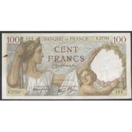 Francia 100 Francs 8 Ene 1942 P94