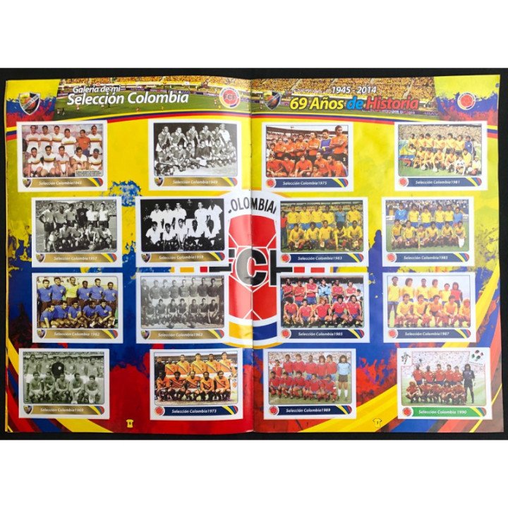 Futbol - Mi Seleccion Colombia - Ediciones Gamcamo reverso