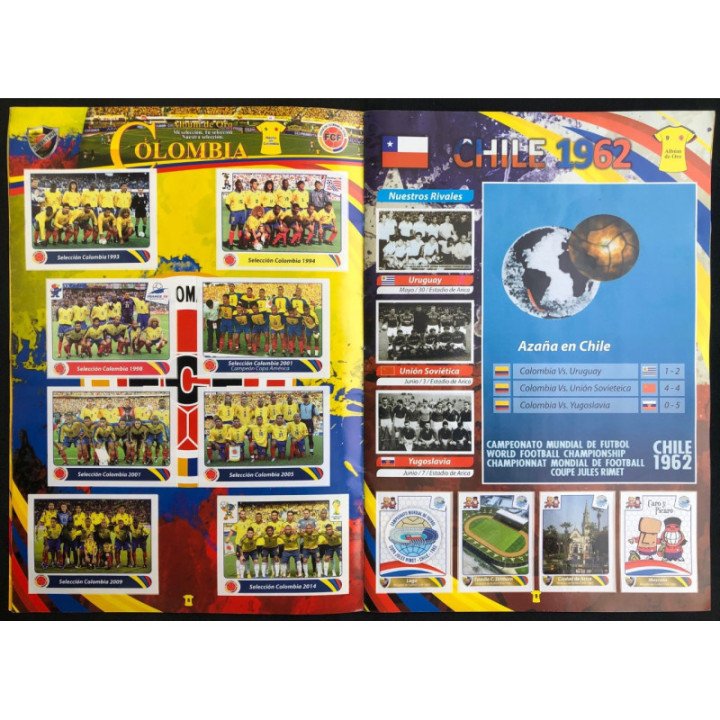Futbol - Mi Seleccion Colombia - Ediciones Gamcamo reverso