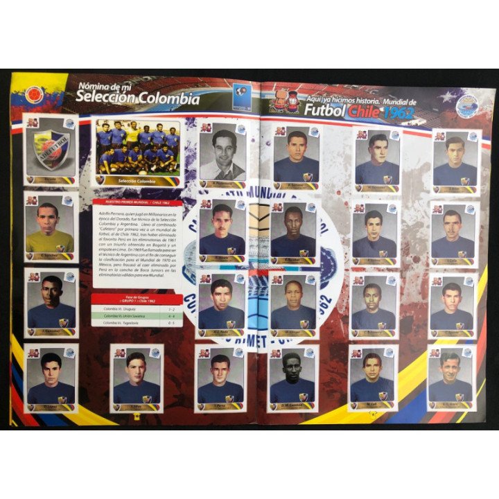 Futbol - Mi Seleccion Colombia - Ediciones Gamcamo reverso