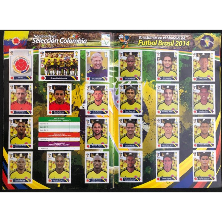 Futbol - Mi Seleccion Colombia - Ediciones Gamcamo reverso
