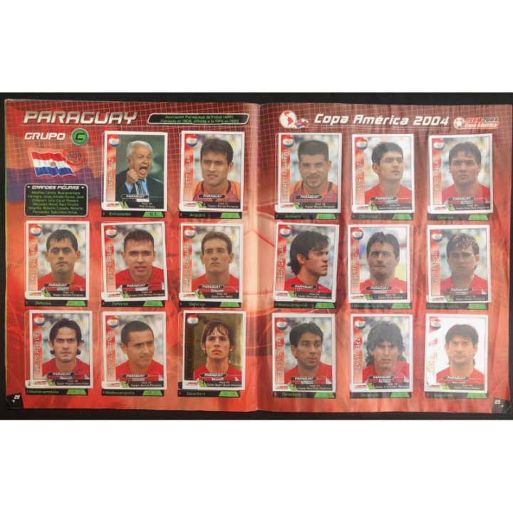 Futbol - Copa América Peru 2004 Navarrete reverso
