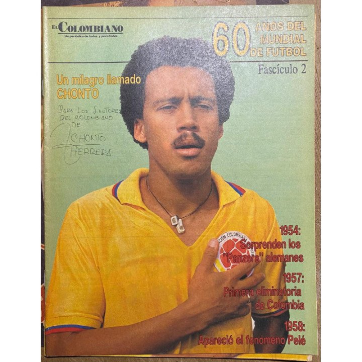 60 Años del Mundial de futbol - El Colombiano 1990 A553 reverso