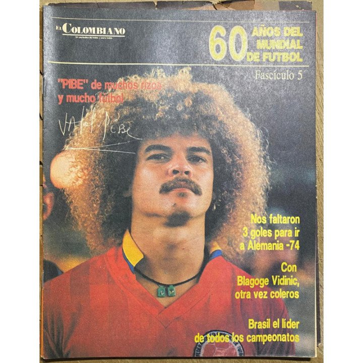 60 Años del Mundial de futbol - El Colombiano 1990 A553 reverso