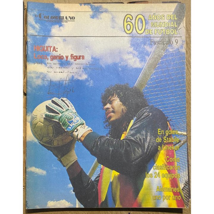 60 Años del Mundial de futbol - El Colombiano 1990 A553 reverso