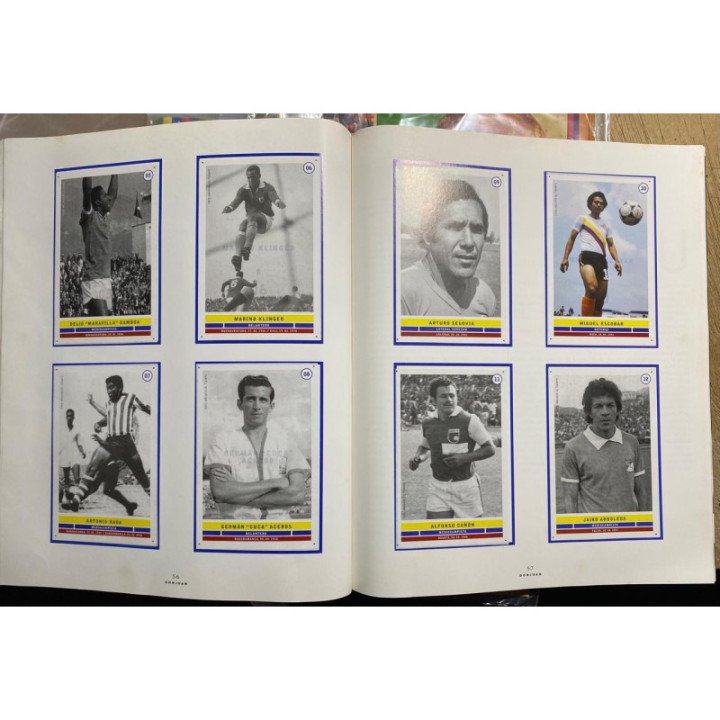 Futbol - 50 Futbolistas Colombianos de todos los tiempos - El Tiempo A575 reverso