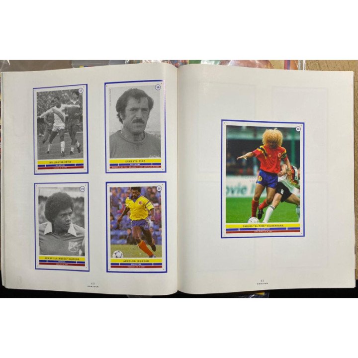 Futbol - 50 Futbolistas Colombianos de todos los tiempos - El Tiempo A575 reverso