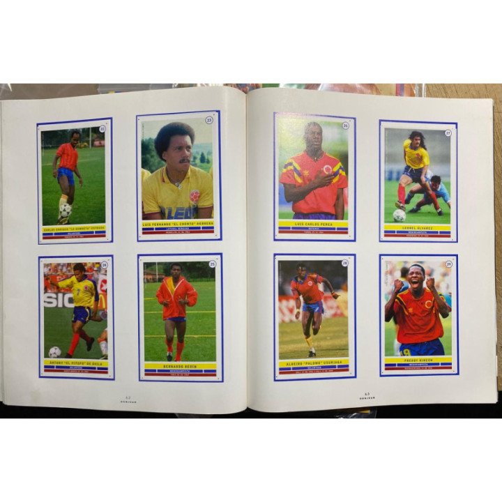 Futbol - 50 Futbolistas Colombianos de todos los tiempos - El Tiempo A575 reverso